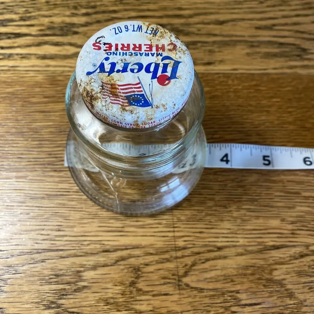 Vintage Bicentennial 1776-1976 Liberty Bell Cherry Jars W/Lids